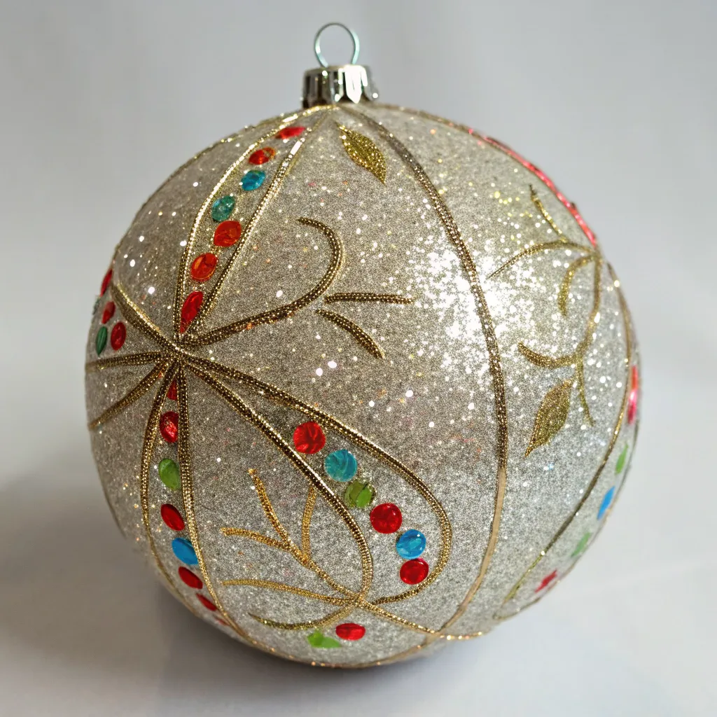 Glittering Ball Ornament