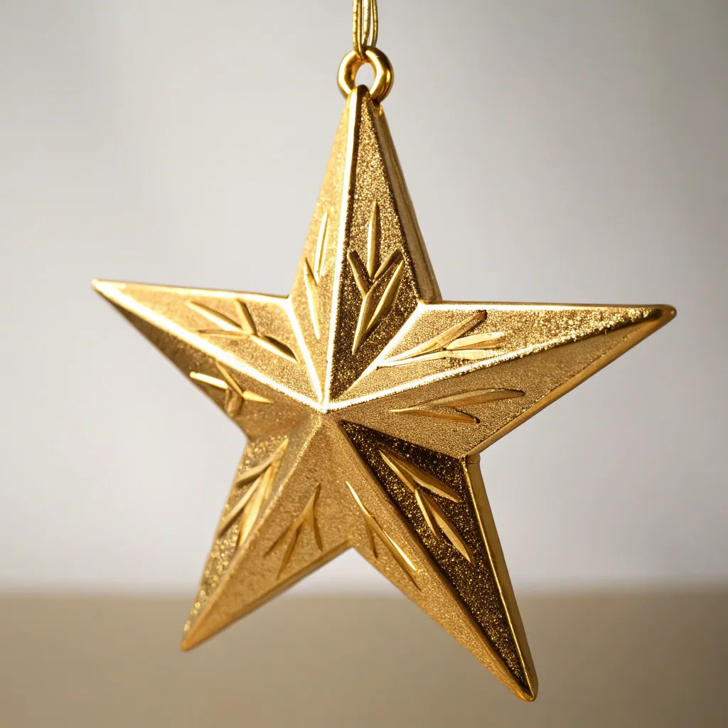 Golden Star Ornament